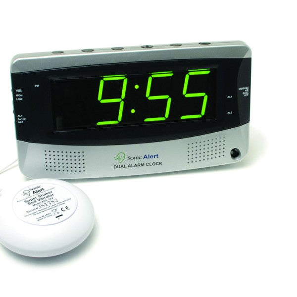 Sonic Boom Dual Alarm Clock Hearing Shop