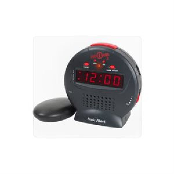Sonic Bomb Jr. Alarm Clock w/ Bedshaker Hearing Shop