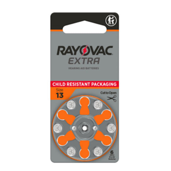Rayovac Extra Advanced ZM — Hearing Aid Batteries, Size 13 (60 count total)