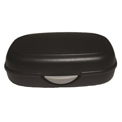 Hearing Aid Case with Push Button Opening