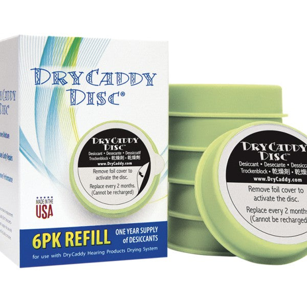 Dry Caddy Dehumidifier Replacement Discs (6/pack) | Hearing Shop