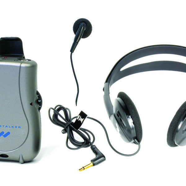 Williams Sound PockeTalker Ultra DUO with Standard Headphone + Single Mini Earbud